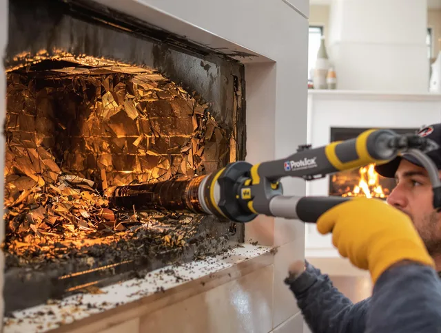 Professional chimney cleaning by East Cleveland Chimney Sweep in East Cleveland, OH