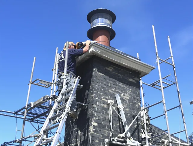 Sturdy chimney crown finished by East Cleveland Chimney Sweep in East Cleveland, OH