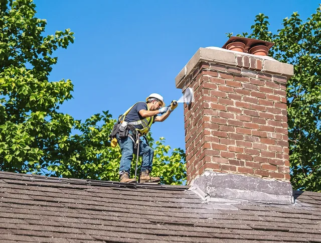 East Cleveland Chimney Sweep performing an inspection with advanced tools in East Cleveland, OH