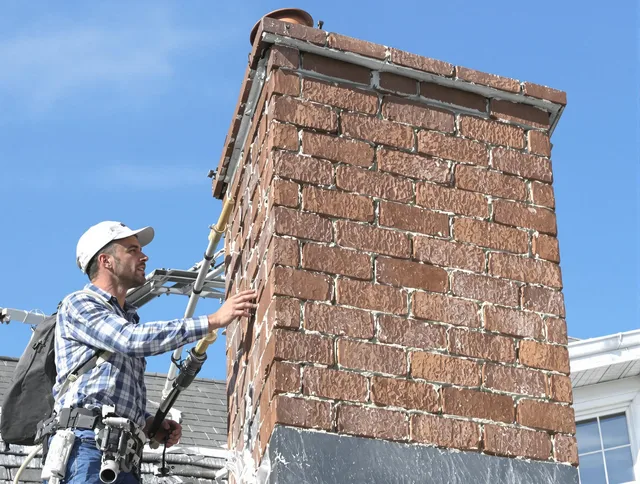 Brickwork for a chimney rebuild by East Cleveland Chimney Sweep in East Cleveland, OH