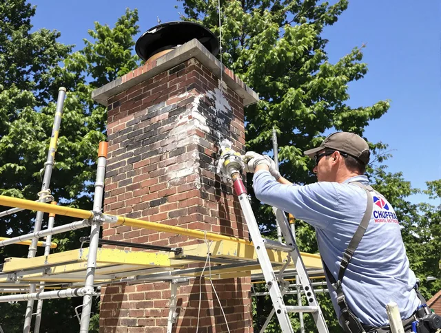 Structural chimney repair by East Cleveland Chimney Sweep in East Cleveland, OH