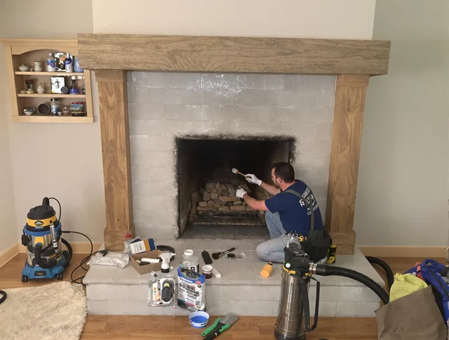 Detailed creosote removal process by East Cleveland Chimney Sweep in East Cleveland, OH
