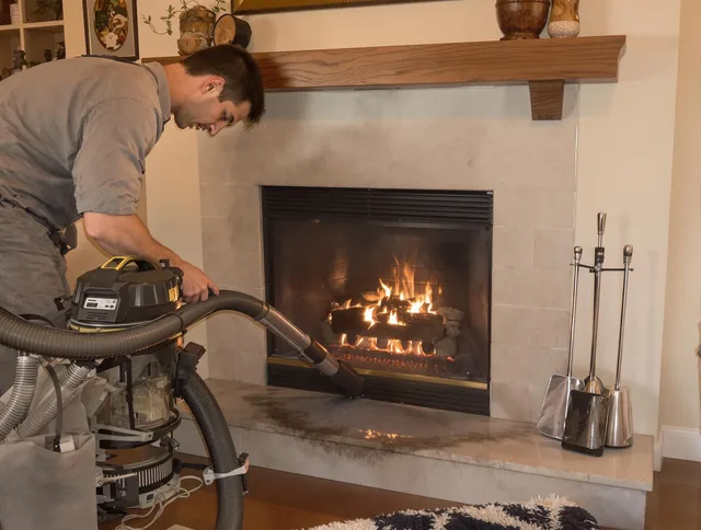 Routine fireplace upkeep by East Cleveland Chimney Sweep in East Cleveland, OH